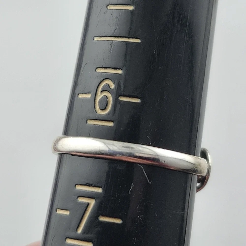 Sterling Silver 925 Kingman Turquoise‎ Ring Size 6.5